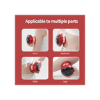 Apply the device on different parts of the body.