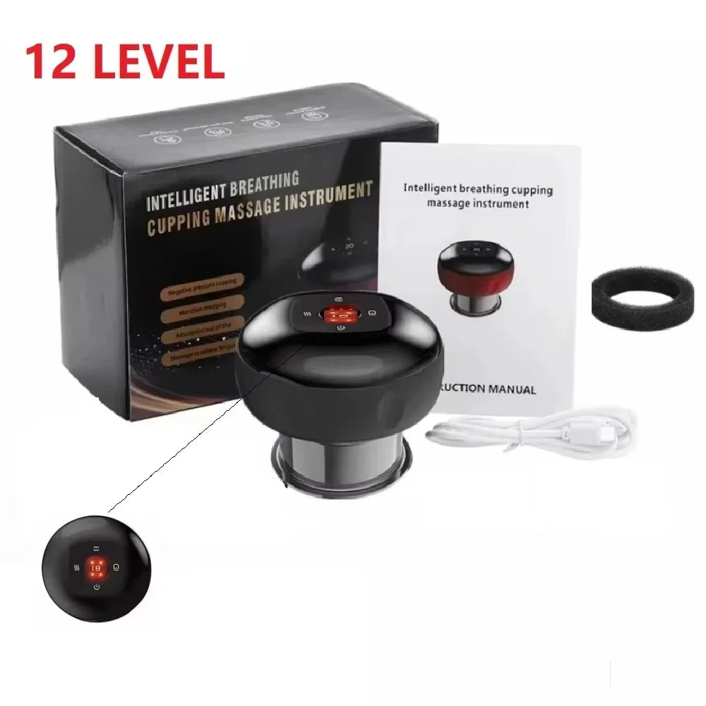 Rechargeable Cupping Device (6 level suction and 12 level suction)